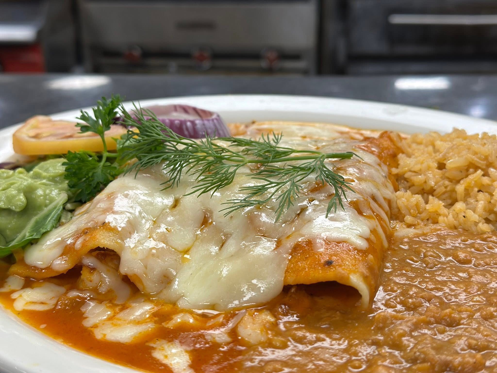 Seafood Enchiladas